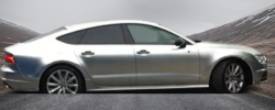 Car wrapped in silver matte film highlighting scratch resistance and low maintenance benefits